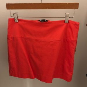 Express coral mini skirt.